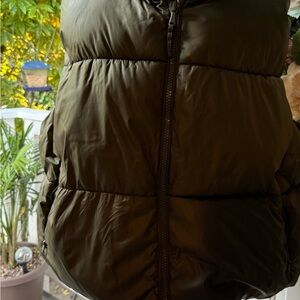 Old Navy Khaki Puffer Vest SIZE 2XXL